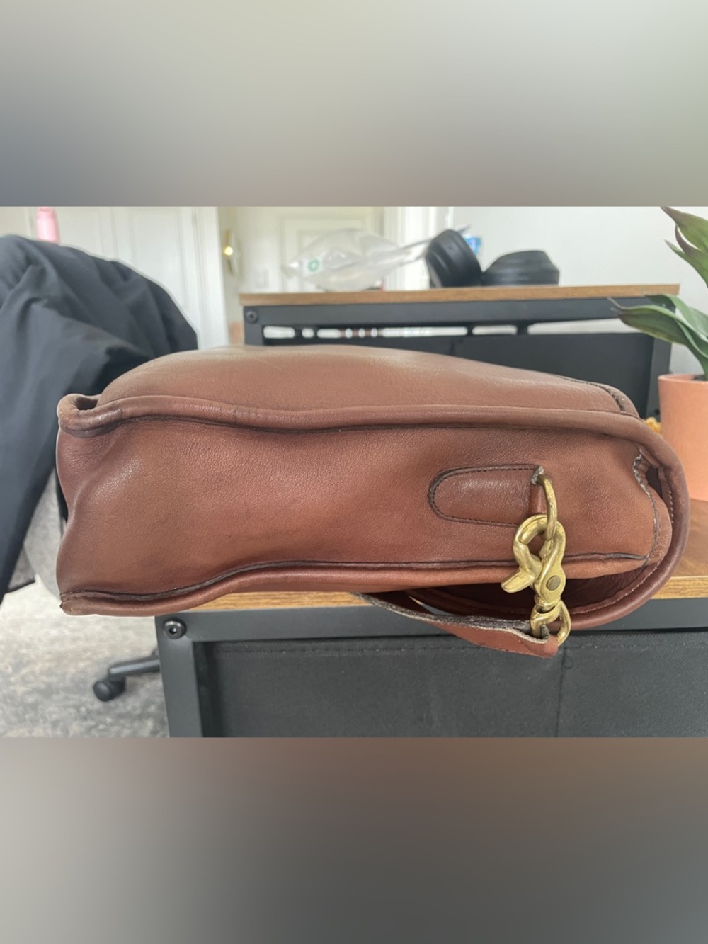 Vintage Coach Lexington Messenger Bag Briefcase British Tan - Picture 16 of 16